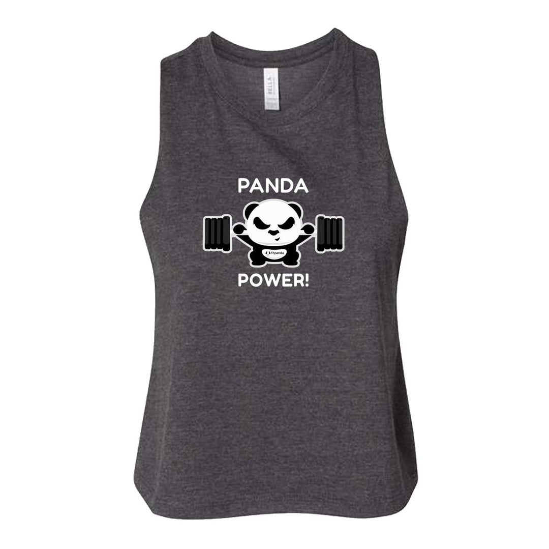 Panda Power Crop Tank